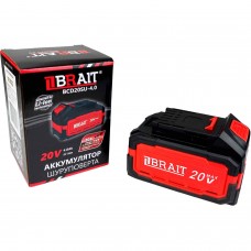 Аккумуляторная батарея Brait BCD20SU для единой платформы АКБ (20 В / 4.0 А·ч / Li-Ion)